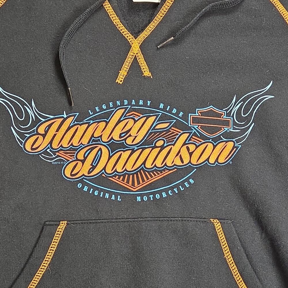 Harley Davidson Danbury Connecticut Womens hoodie size Large Cotton - Picture 2 of 5